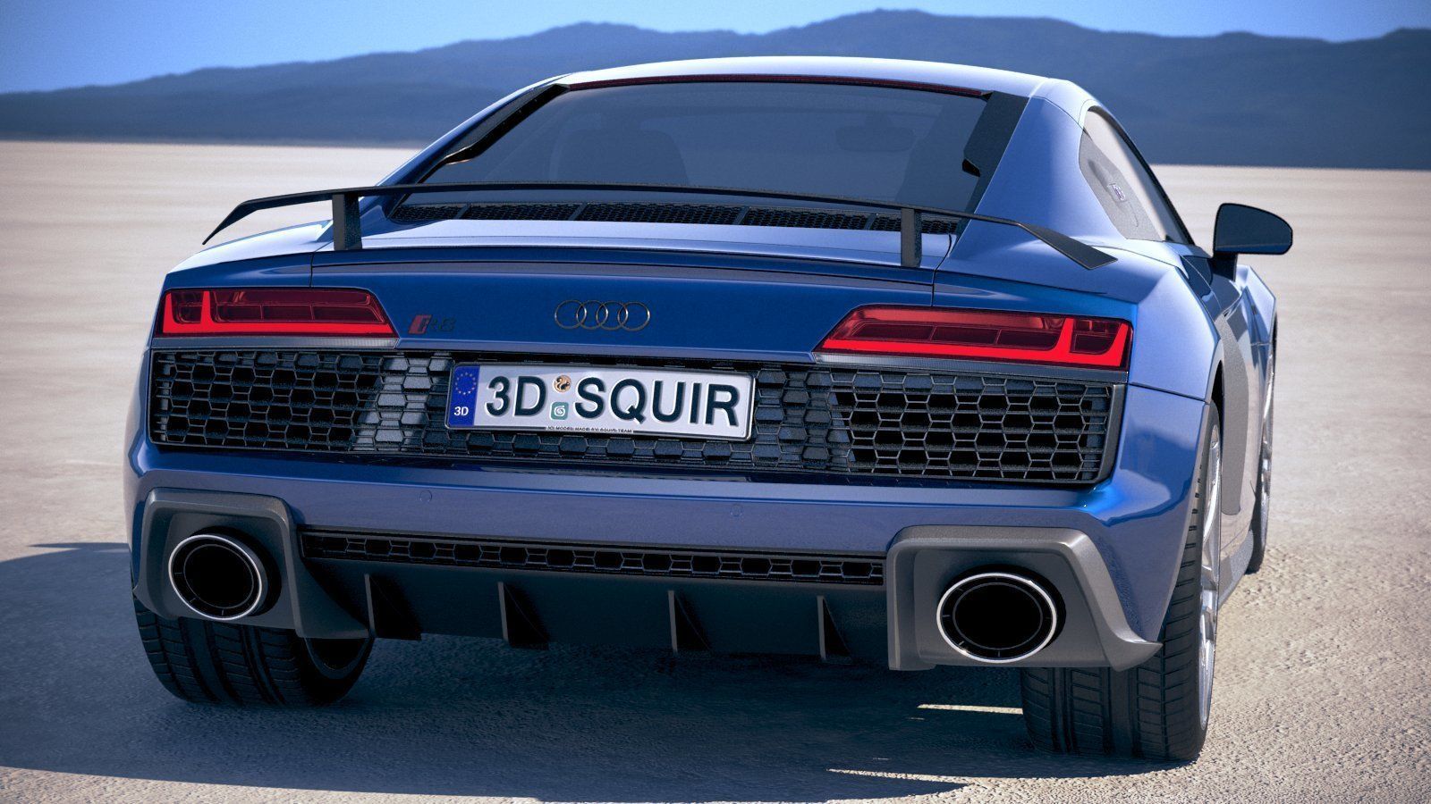 Audi R8 2019 3D model_5