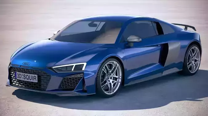Audi R8 2019 3D model