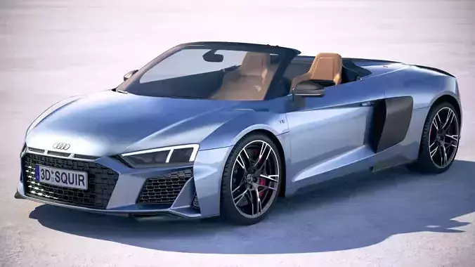Audi R8 Spyder 2019 3D model