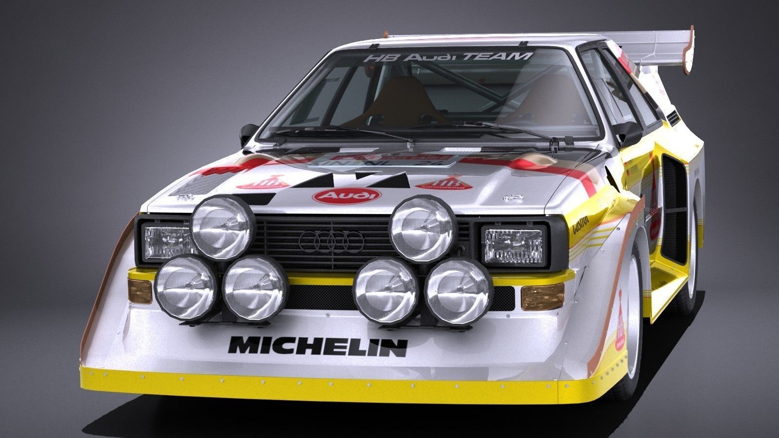 LowPoly Audi Sport Quattro s1 e2 3D model_1