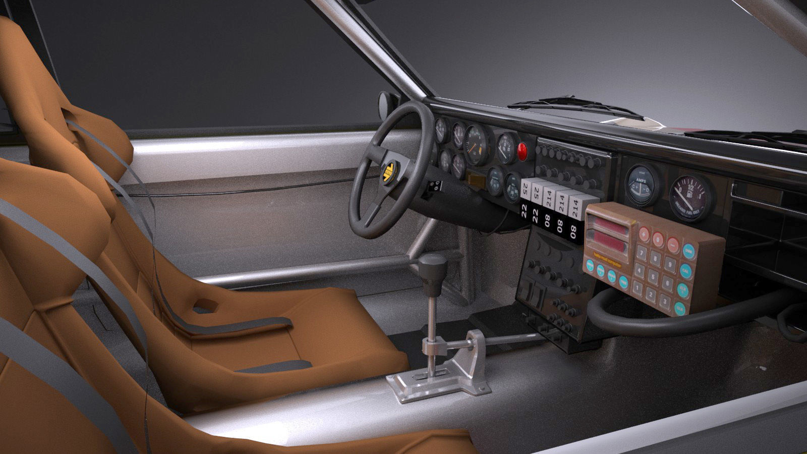 LowPoly Audi Sport Quattro s1 e2 3D model_12