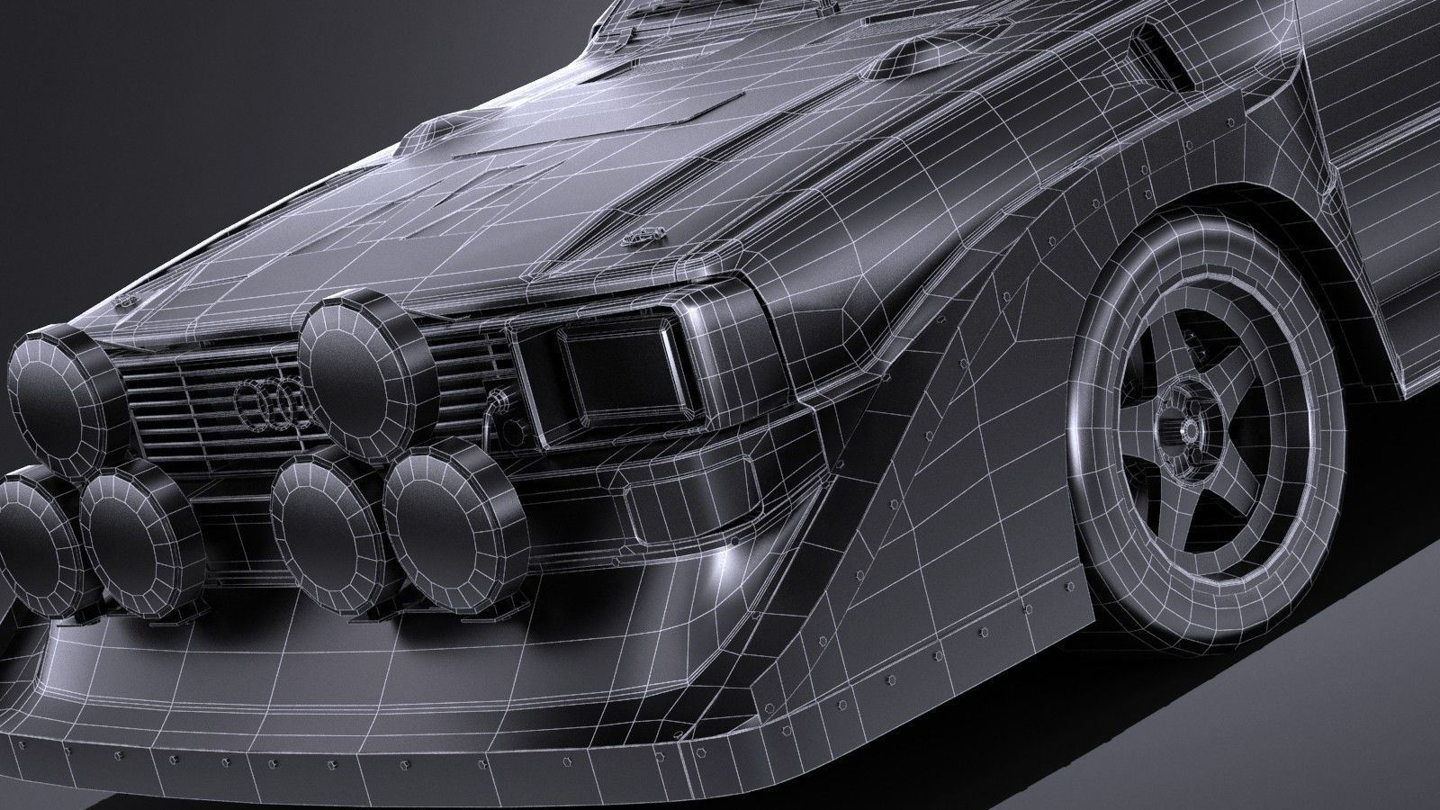 LowPoly Audi Sport Quattro s1 e2 3D model_15