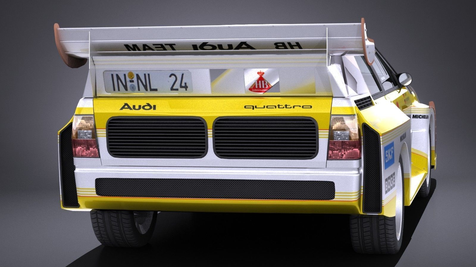 LowPoly Audi Sport Quattro s1 e2 3D model_4