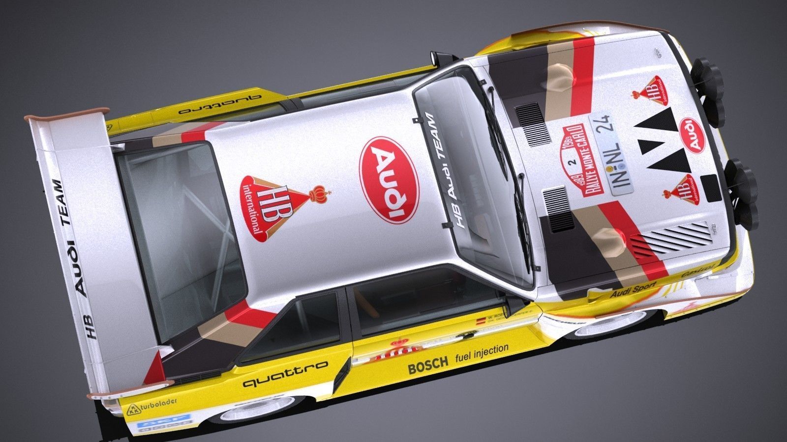 LowPoly Audi Sport Quattro s1 e2 3D model_7