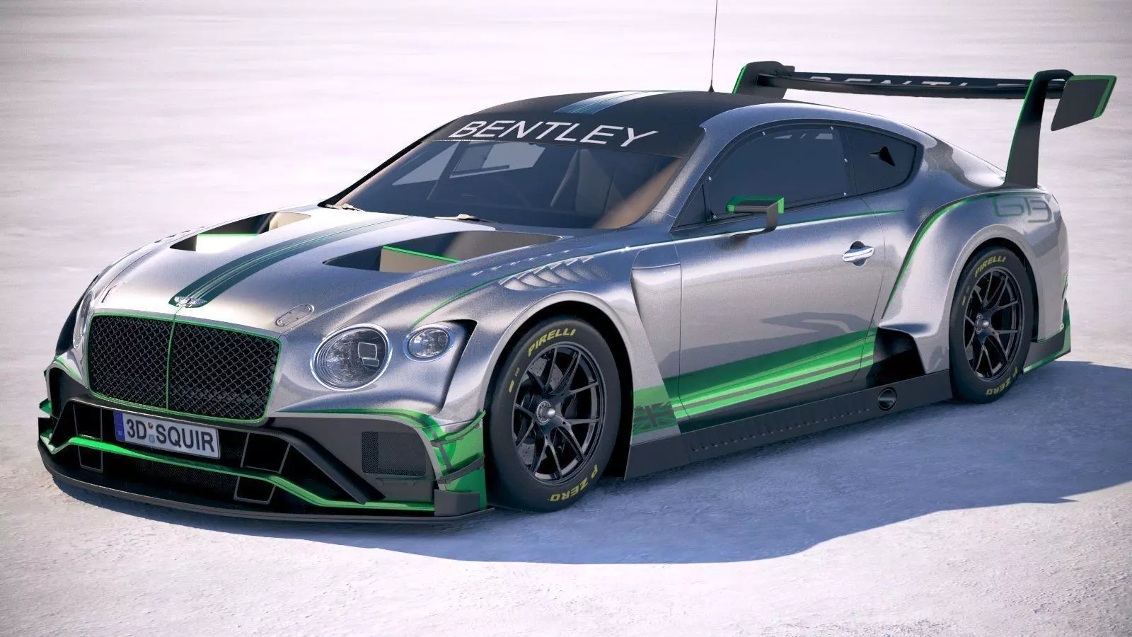 Bentley Continental GT3 Racecar 2018 3D model