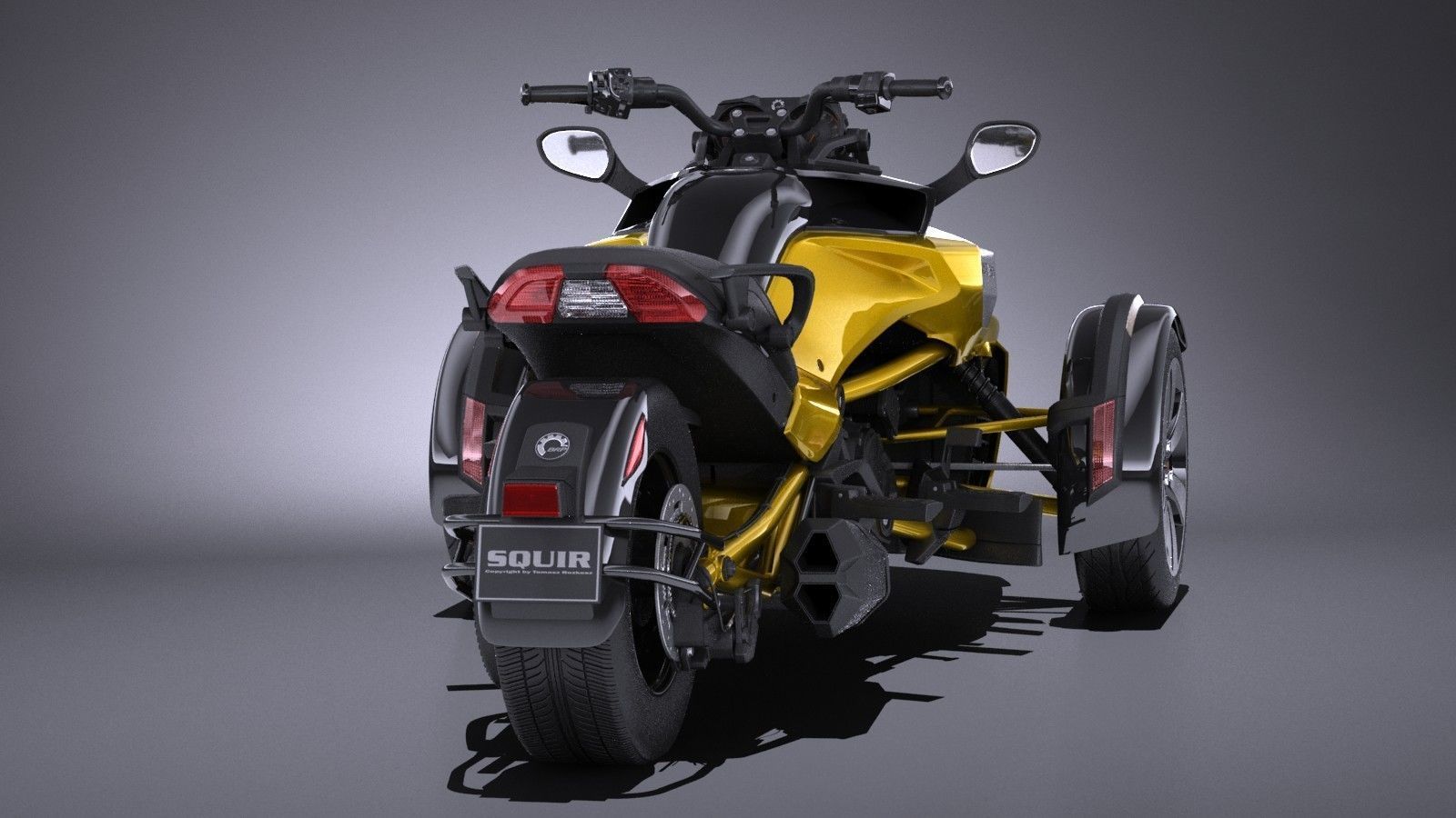 Can Am Spyder 2018 3D model_4