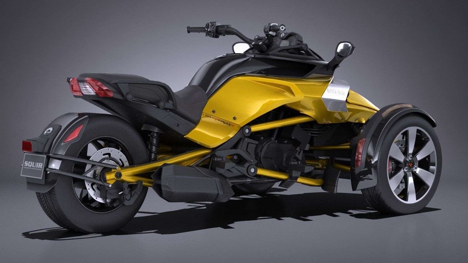 Can Am Spyder 2018 3D model_5