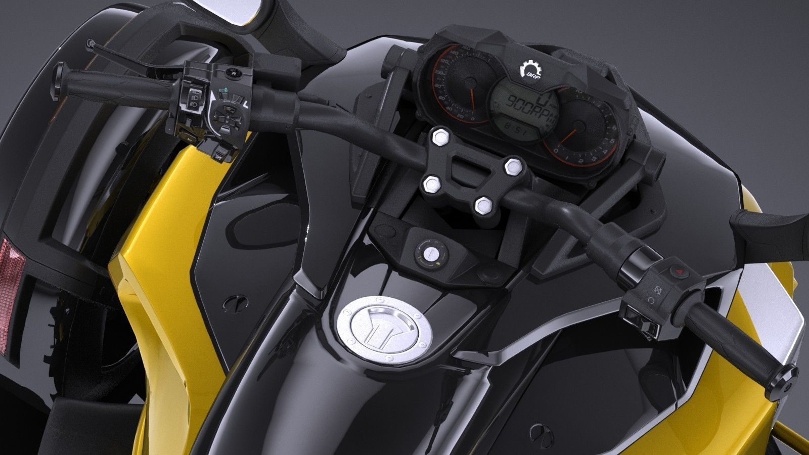 Can Am Spyder 2018 3D model_8
