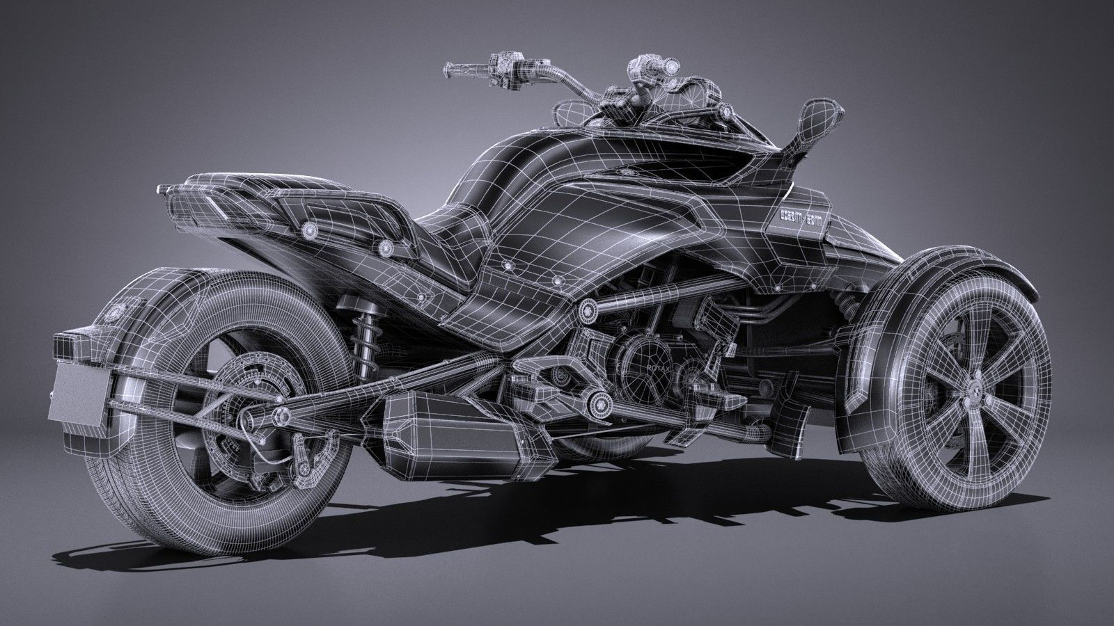 Can Am Spyder 2018 3D model_16