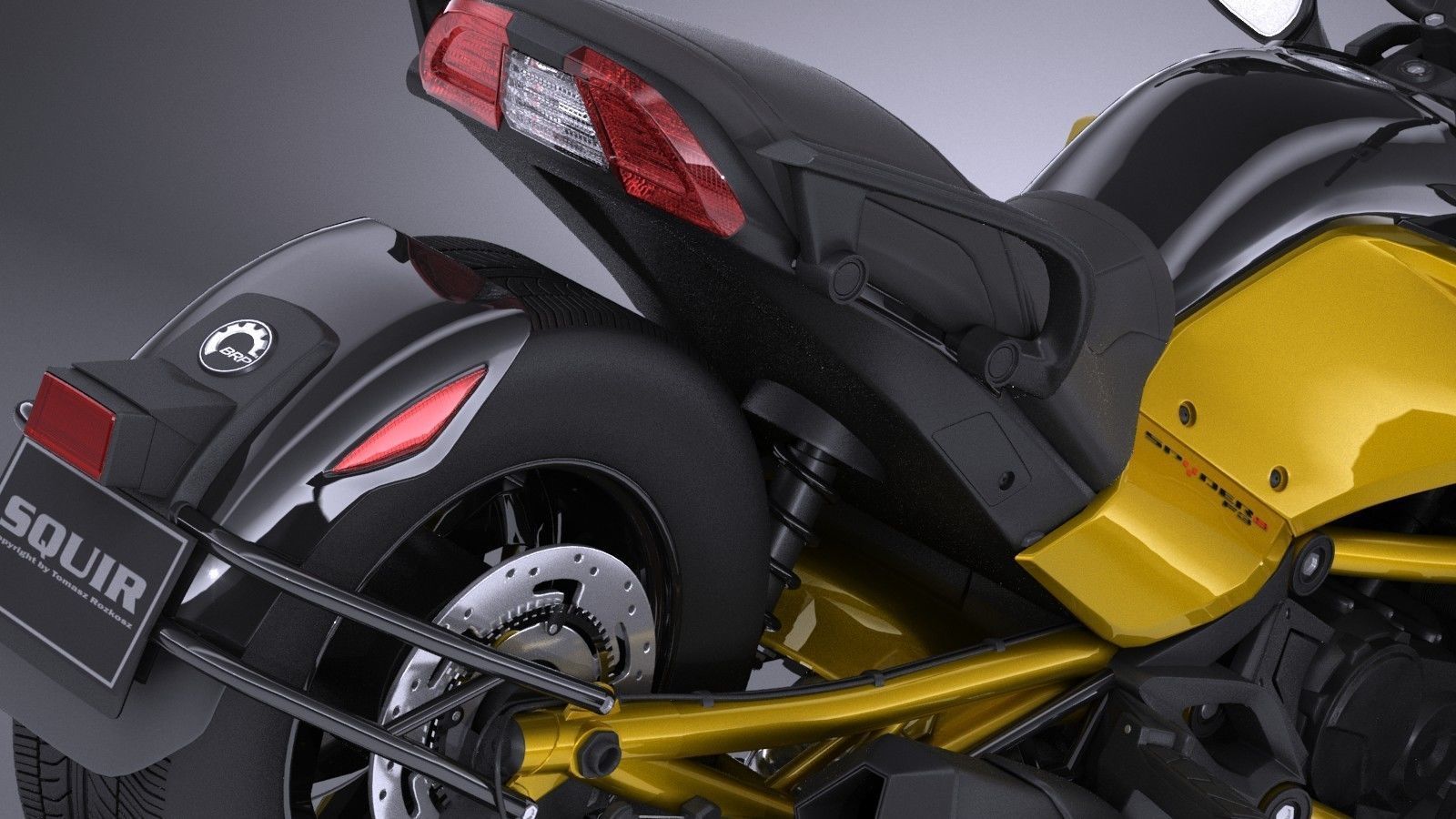 Can Am Spyder 2018 3D model_3