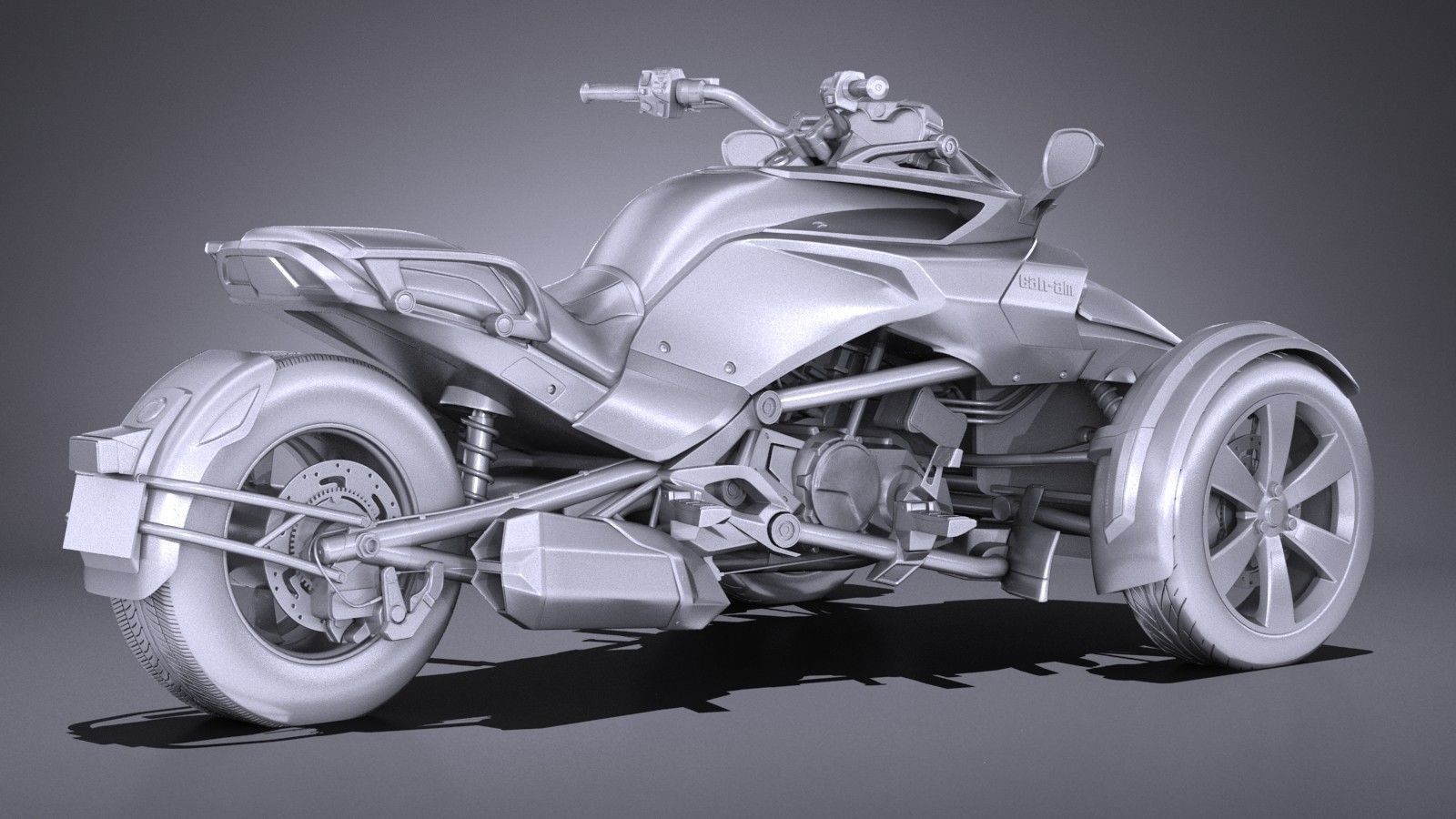 Can Am Spyder 2018 3D model_12