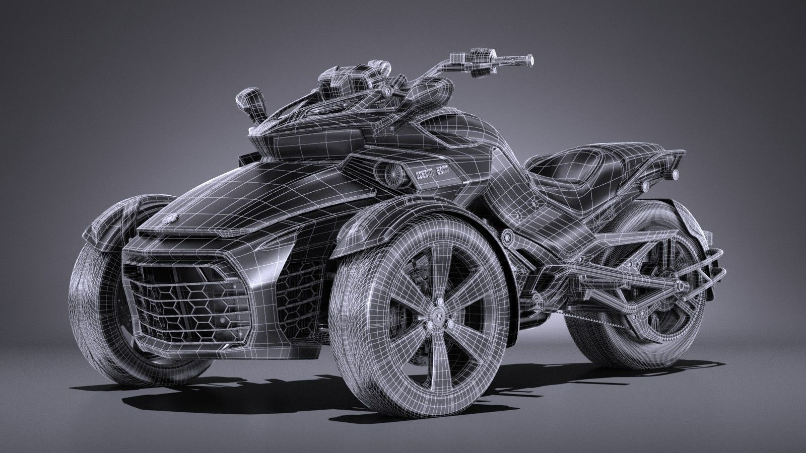 Can Am Spyder 2018 3D model_15