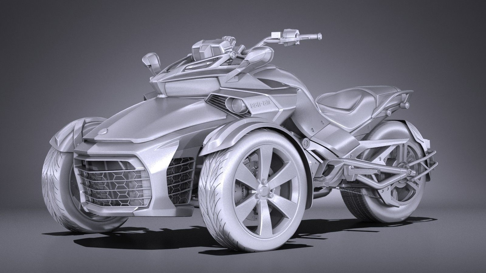 Can Am Spyder 2018 3D model_9