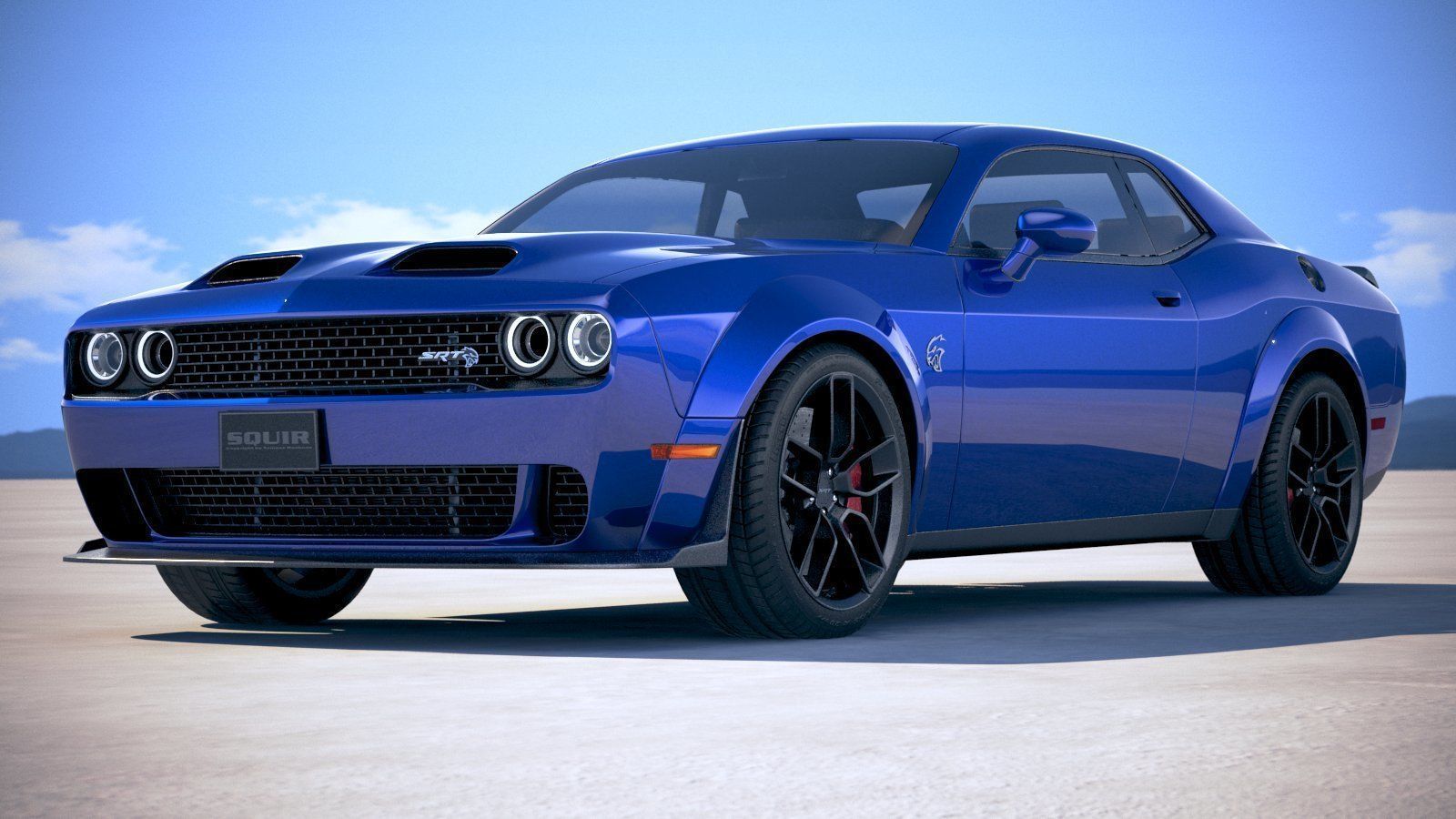 Dodge Challenger SRT Hellcat 2019 3D model_12