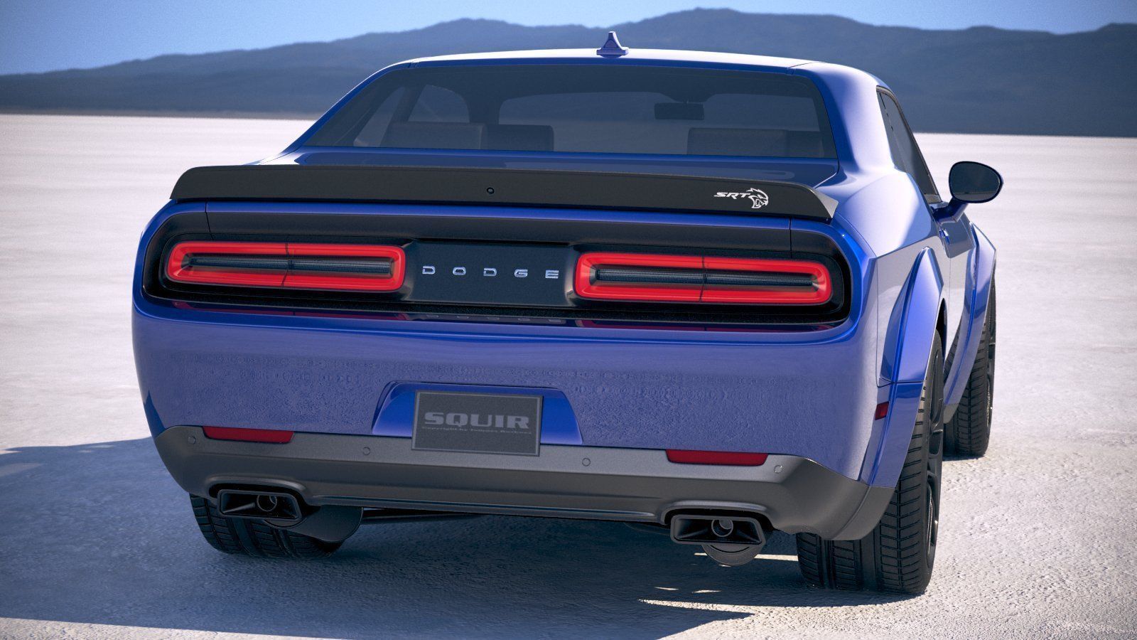 Dodge Challenger SRT Hellcat 2019 3D model_5