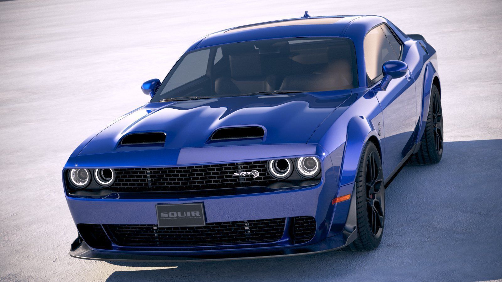 Dodge Challenger SRT Hellcat 2019 3D model_1