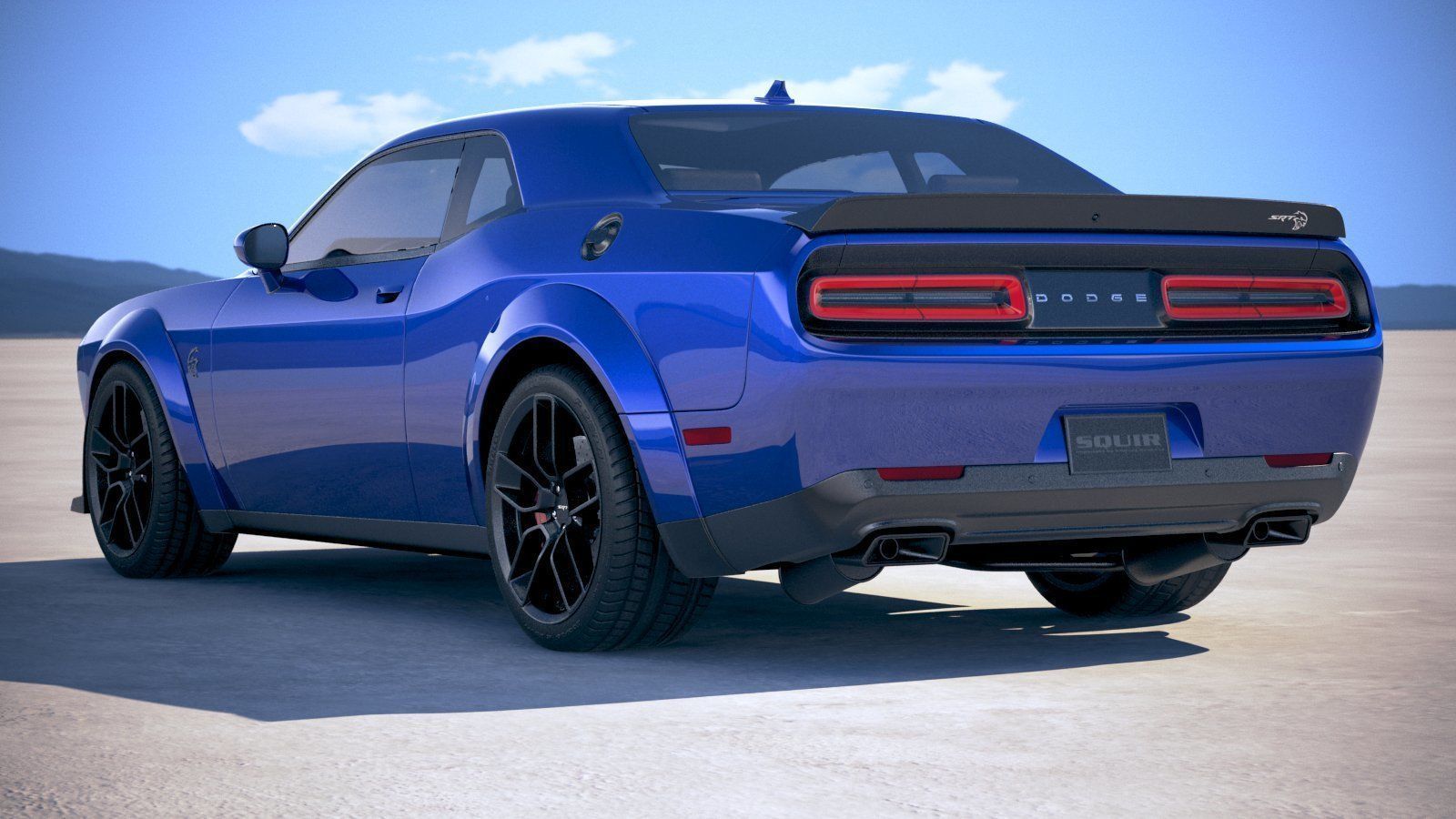 Dodge Challenger SRT Hellcat 2019 3D model_13