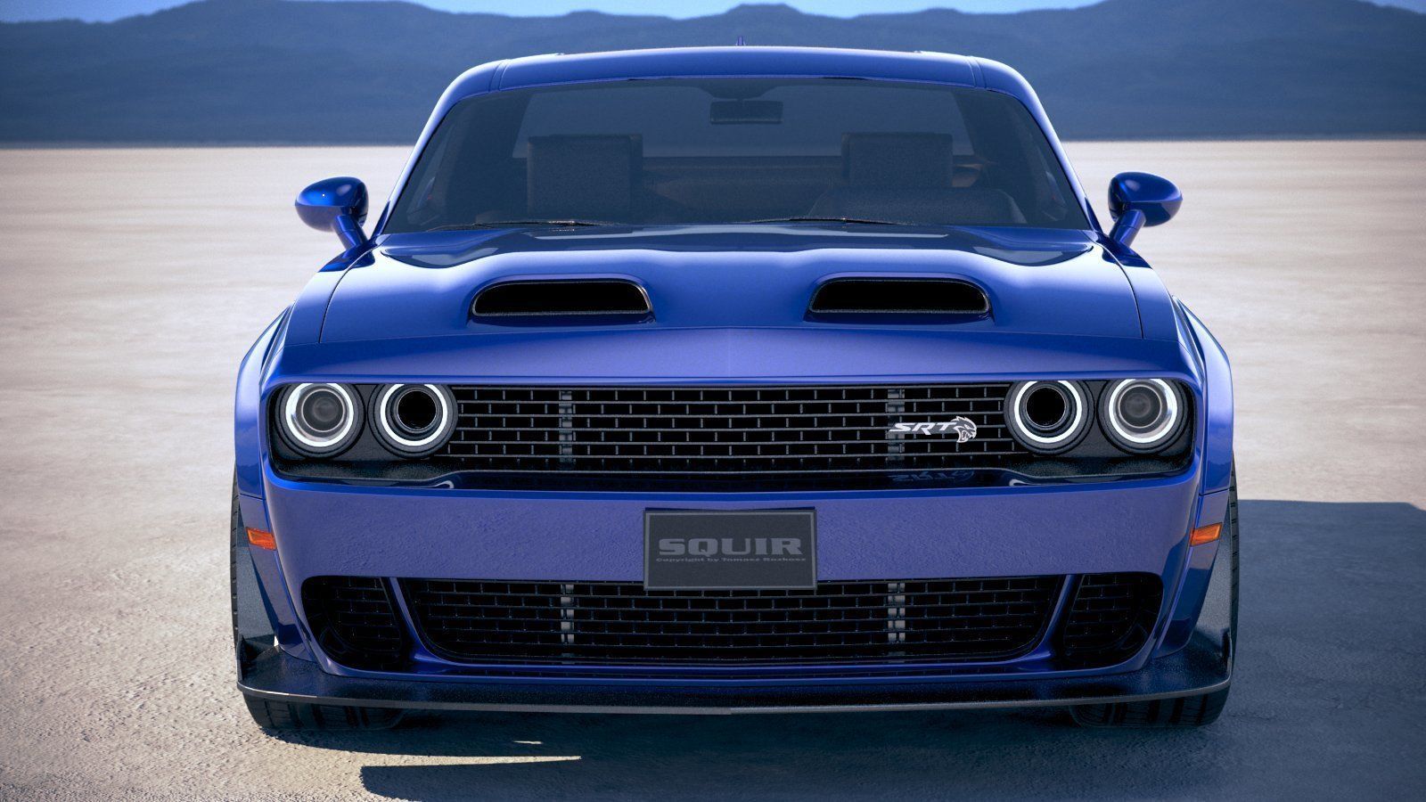 Dodge Challenger SRT Hellcat 2019 3D model_9