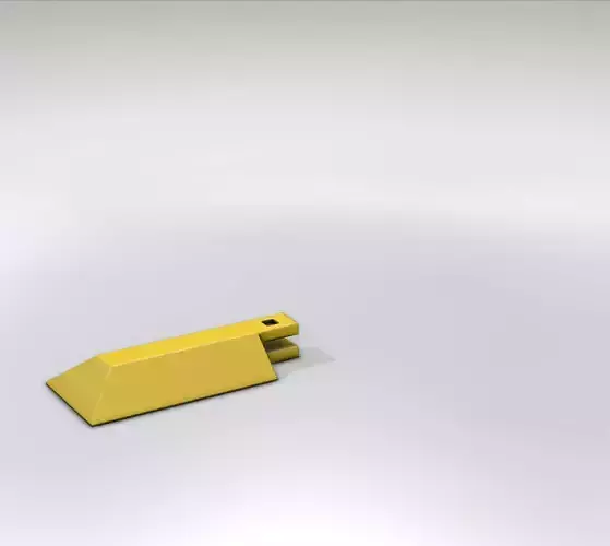 Yellow guide barrier 1 start-piece