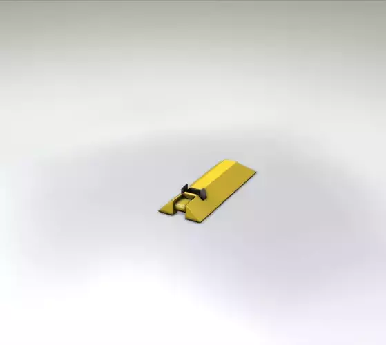 Yellow guide barrier 3 end-piece 1 