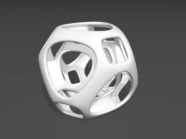 Mathematical  art 3D print model_0