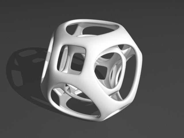 Mathematical  art 3D print model_1