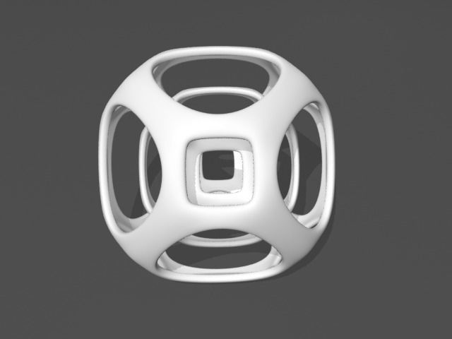 Mathematical  art 3D print model_4