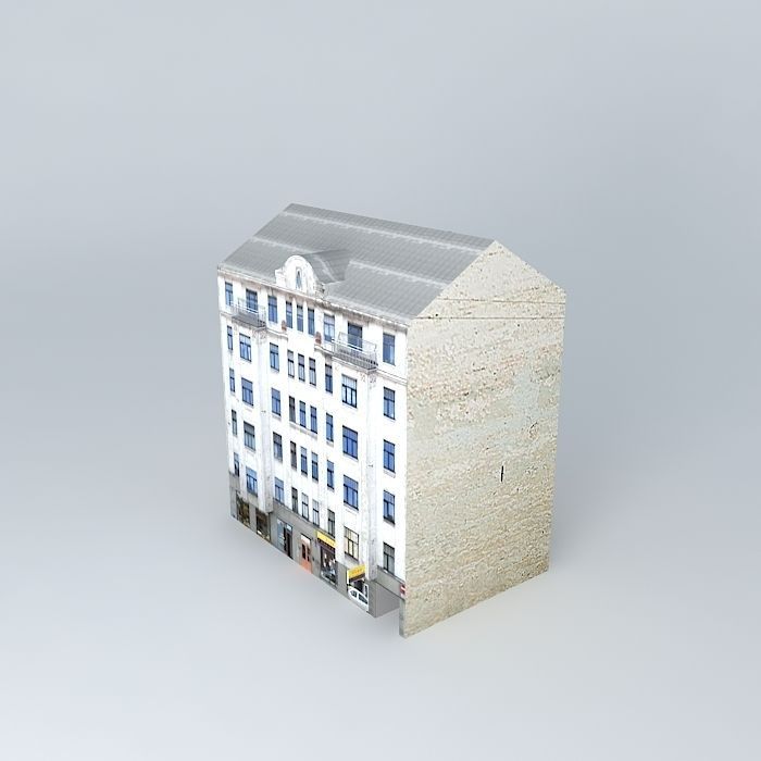 Riga Brivibas street Free 3D model_2