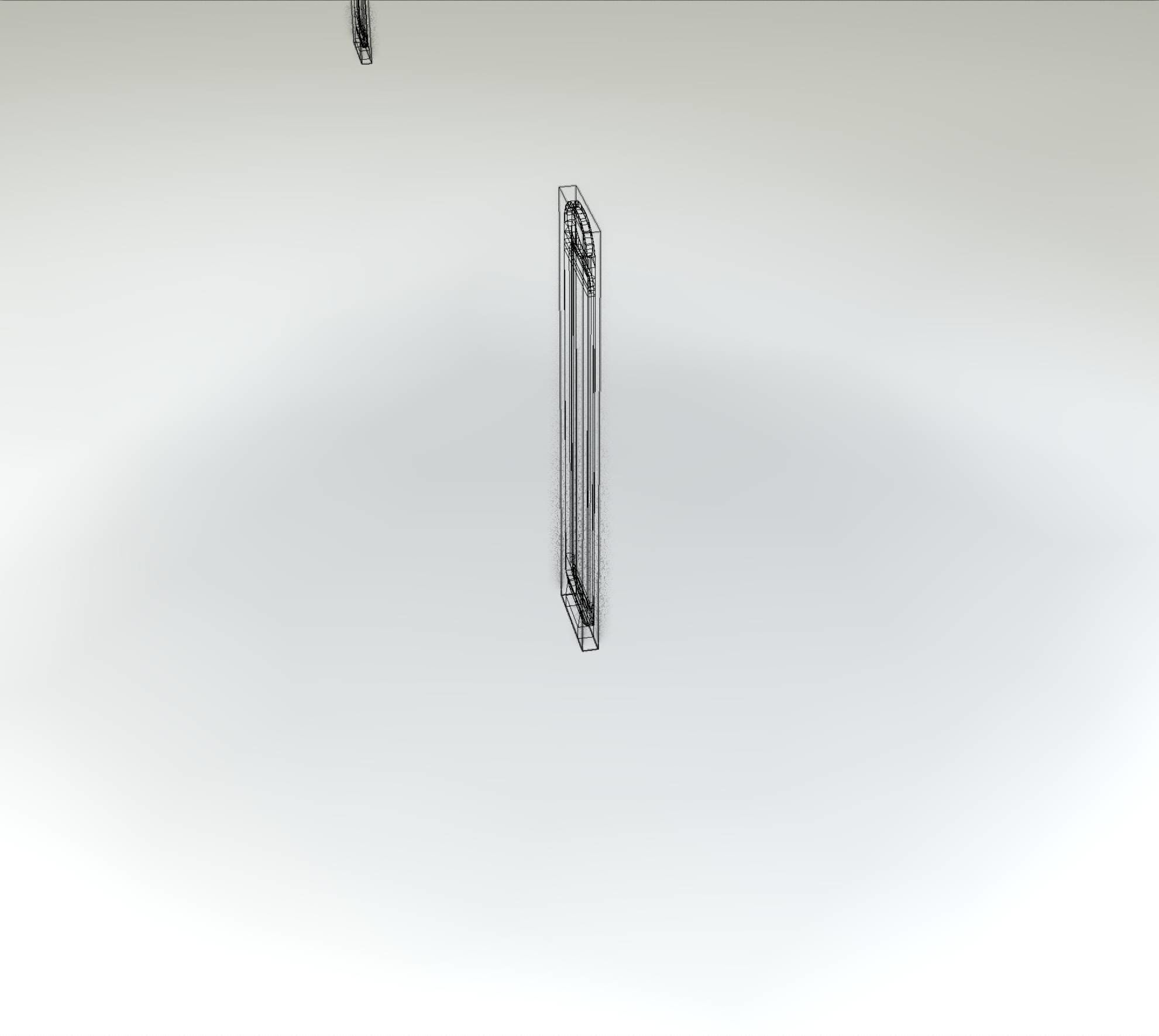 Yellow guide barrier 6 pointing left 628-10 Low-poly 3D model_38