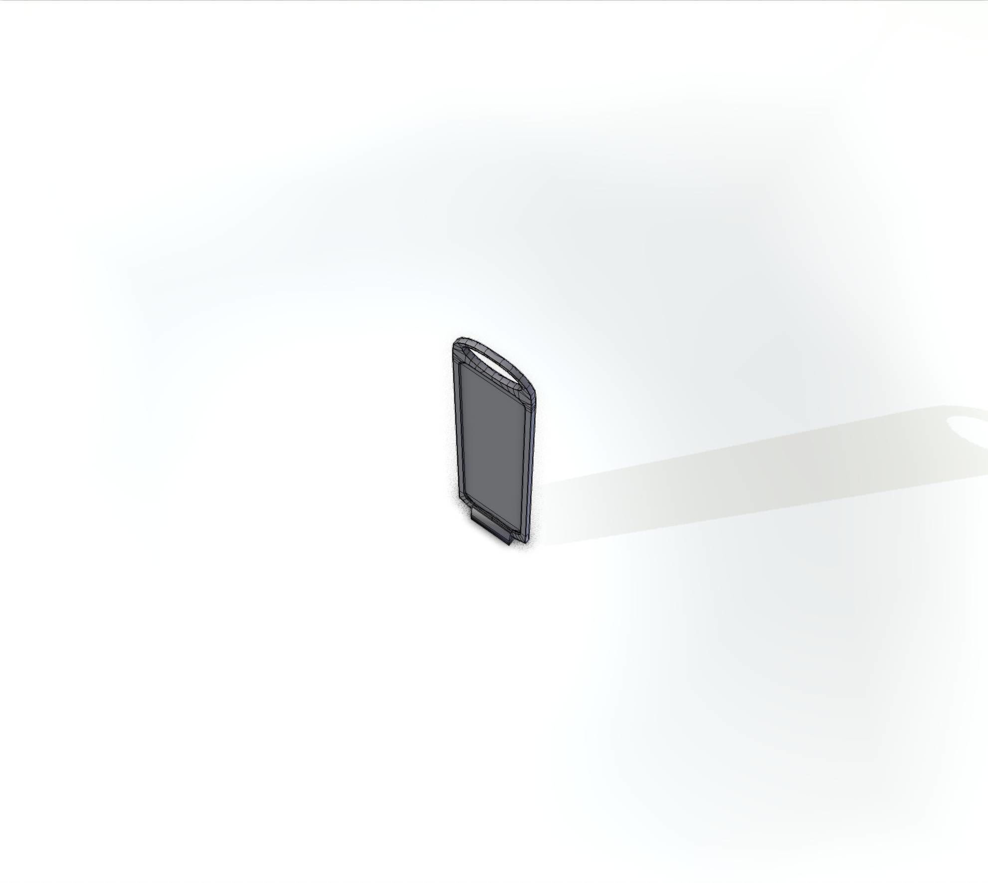 Yellow guide barrier 6 pointing left 628-10 Low-poly 3D model_23