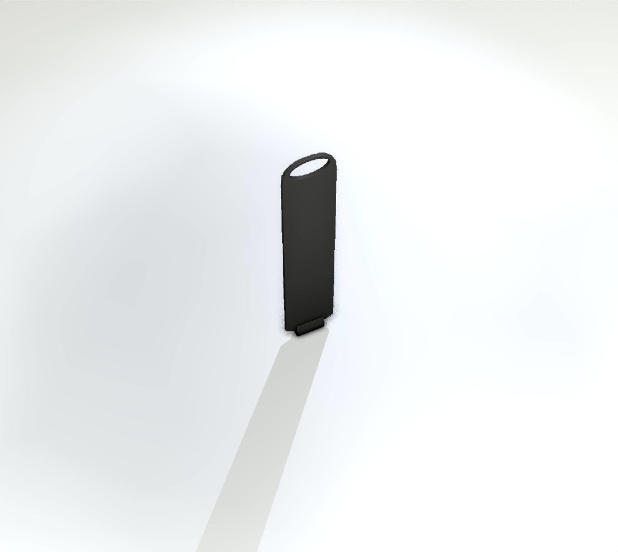 Yellow guide barrier 6 pointing left 628-10 Low-poly 3D model_31