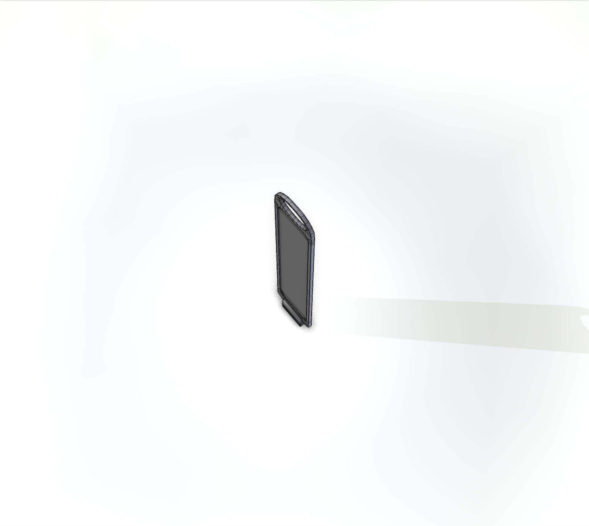 Yellow guide barrier 6 pointing left 628-10 Low-poly 3D model_24