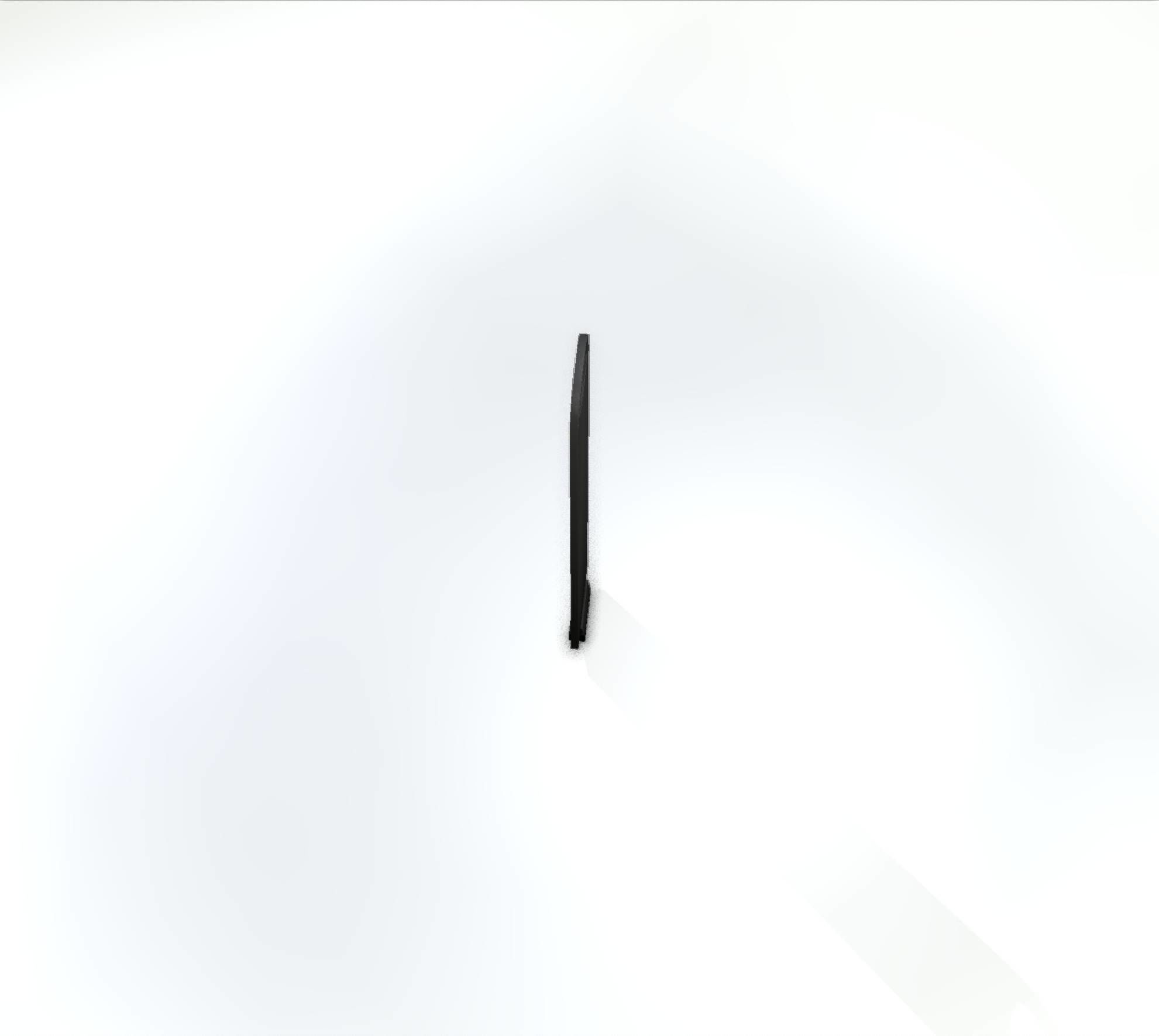 Yellow guide barrier 6 pointing left 628-10 Low-poly 3D model_27