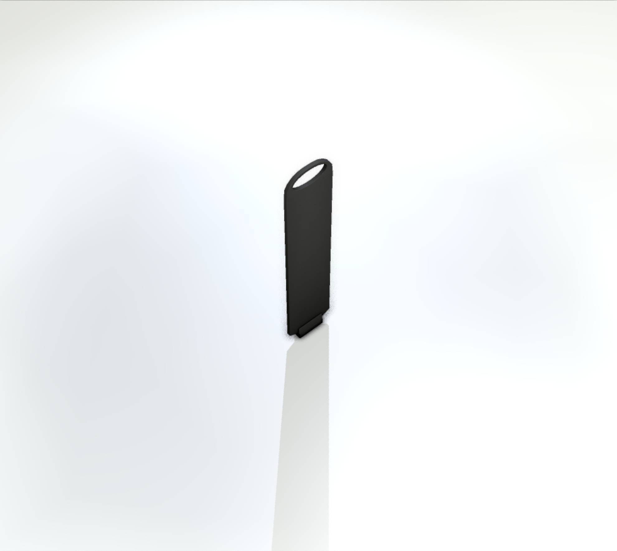 Yellow guide barrier 6 pointing left 628-10 Low-poly 3D model_30