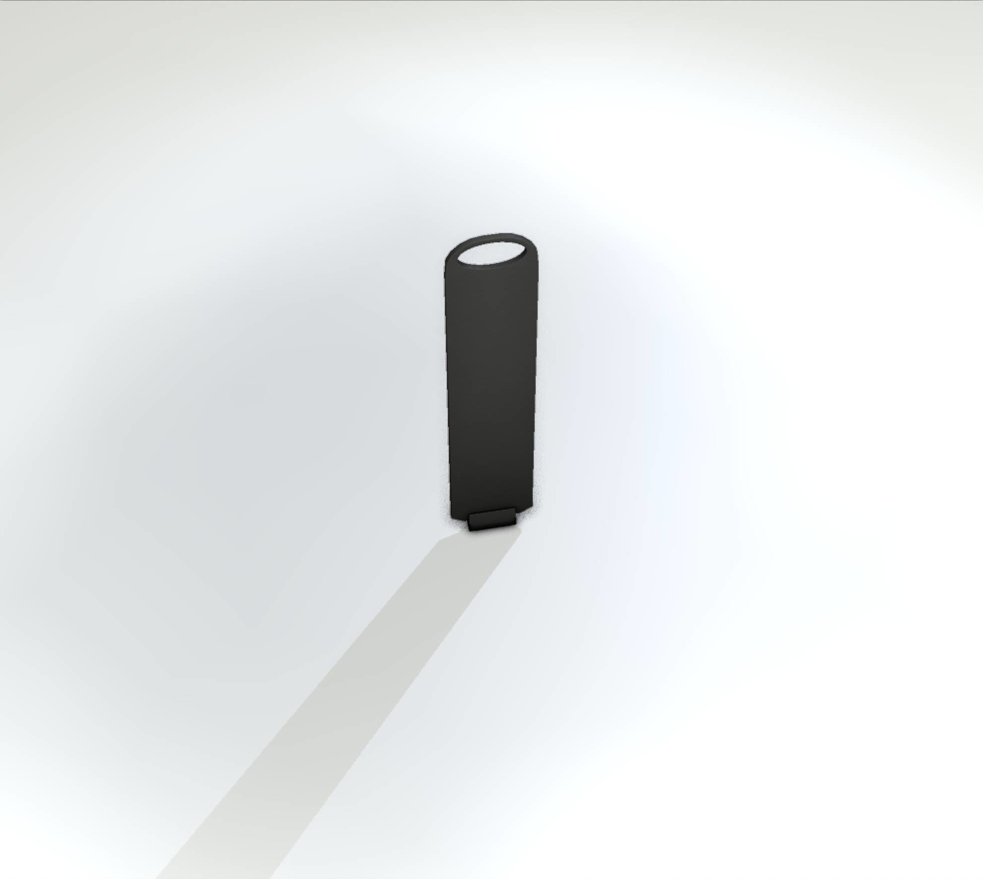 Yellow guide barrier 6 pointing left 628-10 Low-poly 3D model_32