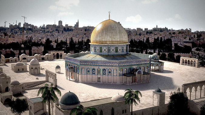 Dome Of The Rock Jerusalem 3D model