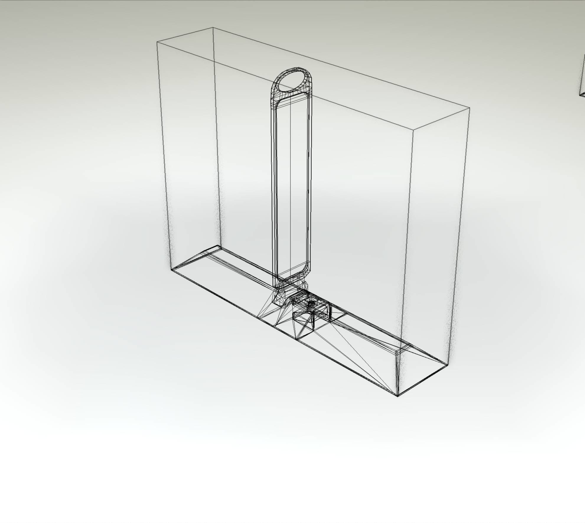 Yellow guide barrier 9 pointing right 628-10 Low-poly 3D model_39