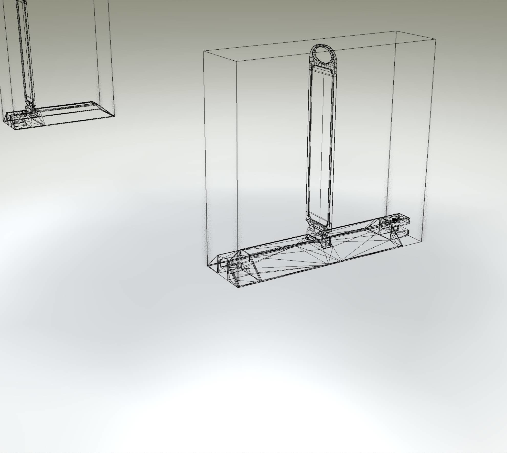 Yellow guide barrier 17 pointing right 628-10 Low-poly 3D model_4
