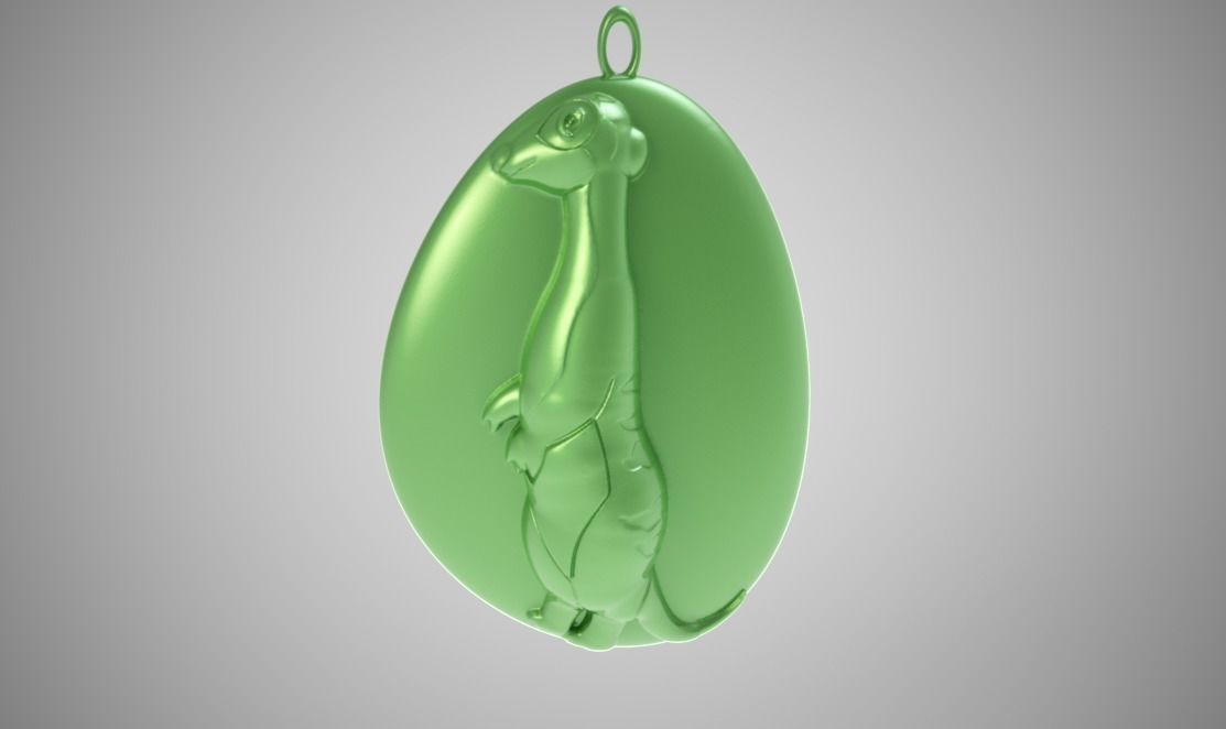 Rock Meerkat Necklace 3D print model_6