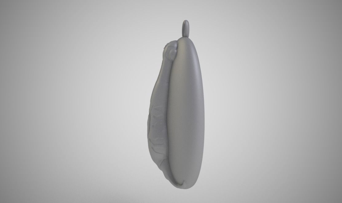 Rock Meerkat Necklace 3D print model_4