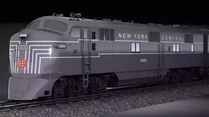EMD E7 NYCRR Train