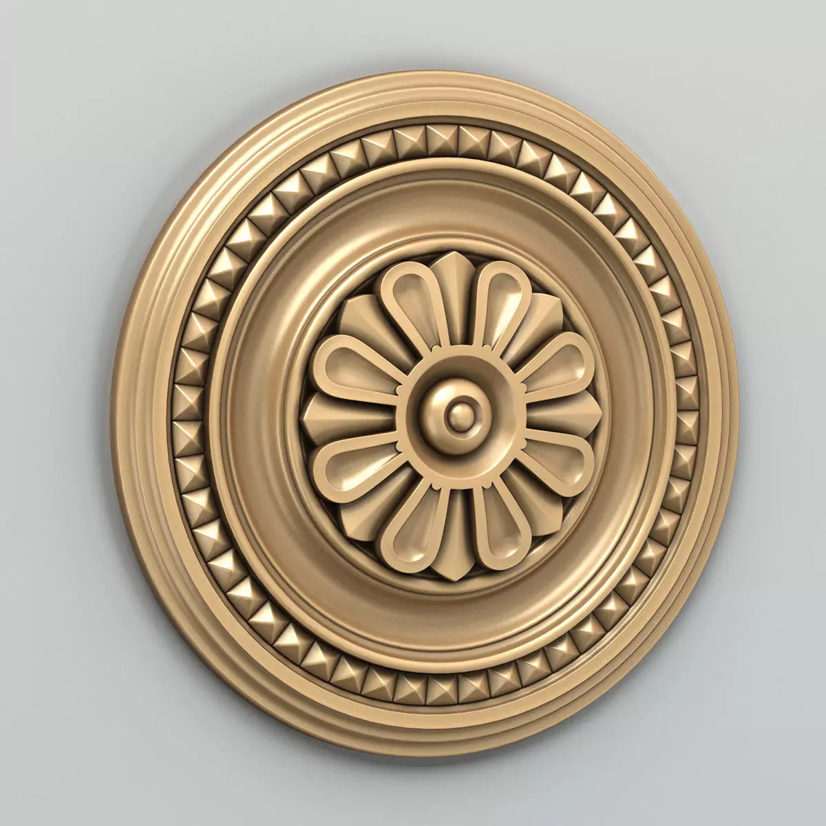 Round rosette 020 3D model