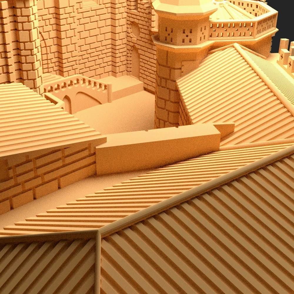 SANCTUARY OF ROCAMADOUR 3D print model_4