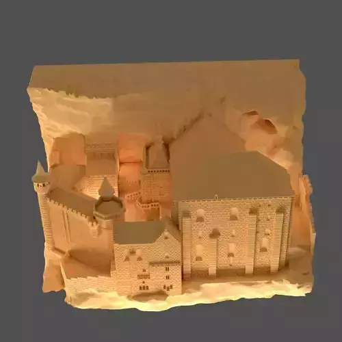 SANCTUARY OF ROCAMADOUR 3D print model