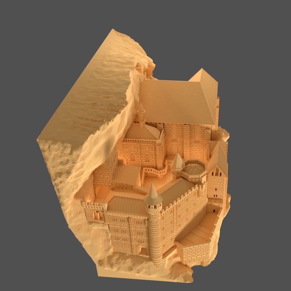 SANCTUARY OF ROCAMADOUR 3D print model_1
