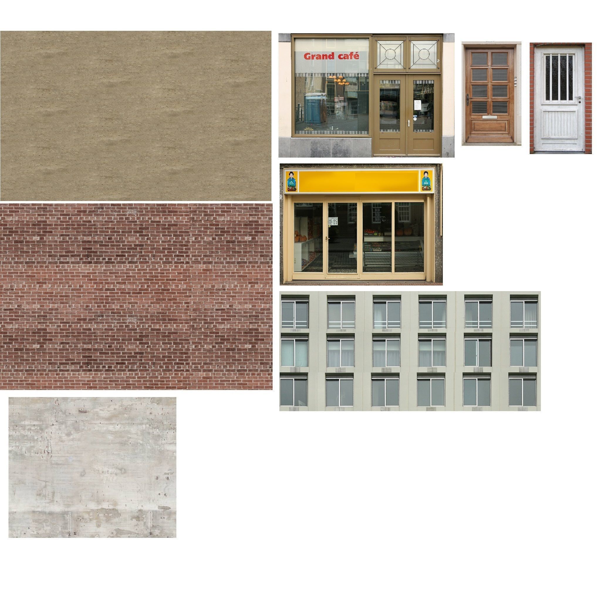 City house Low-poly 3D model_3