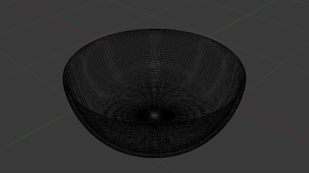 Plate Low-poly 3D model_4