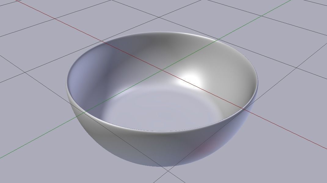 Plate Low-poly 3D model_3