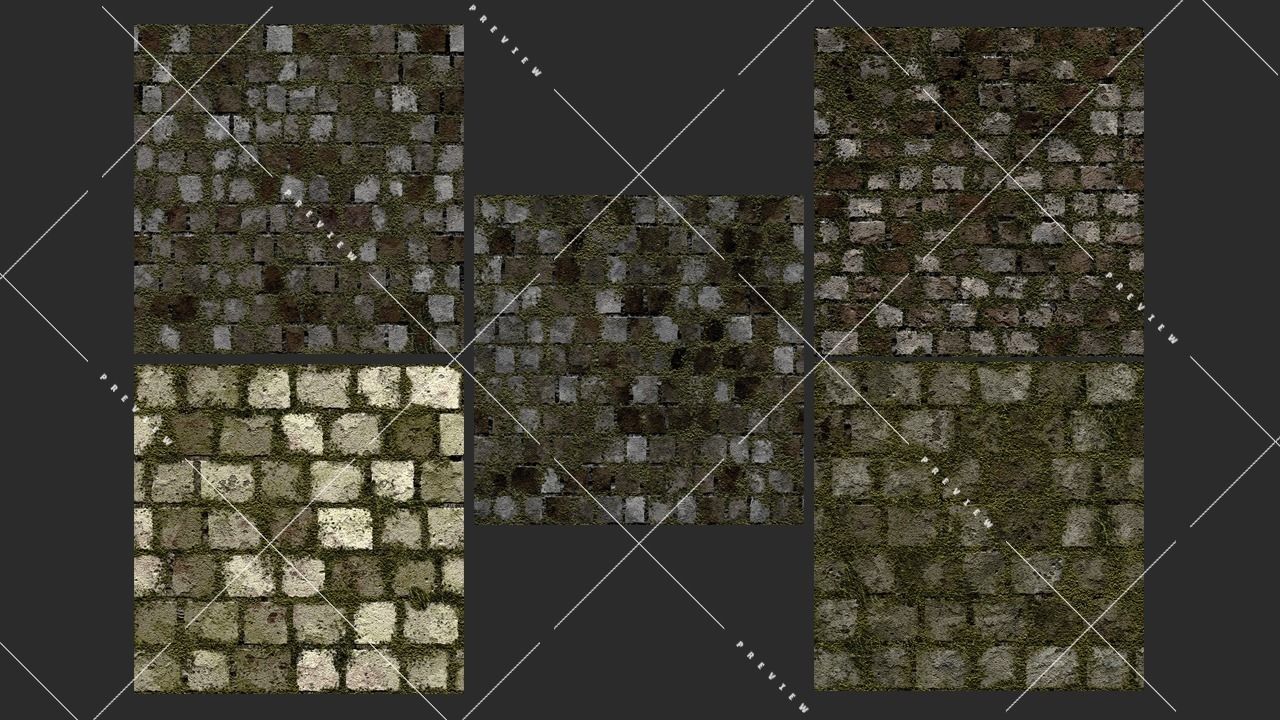 Texture Pack Seamless Mossy Stone Vol 01 Texture_2