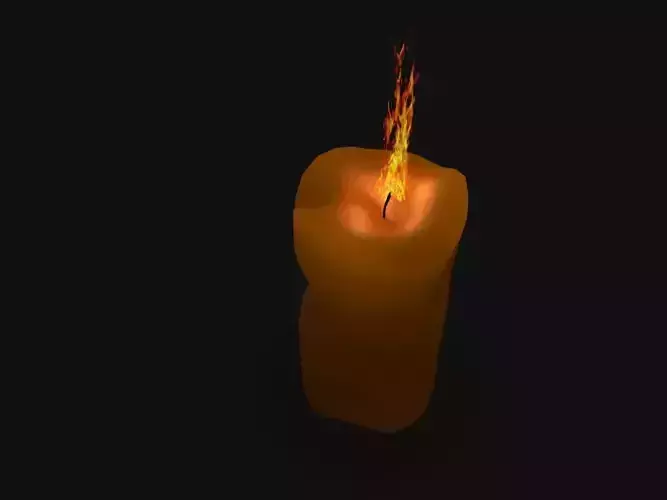 burning candle